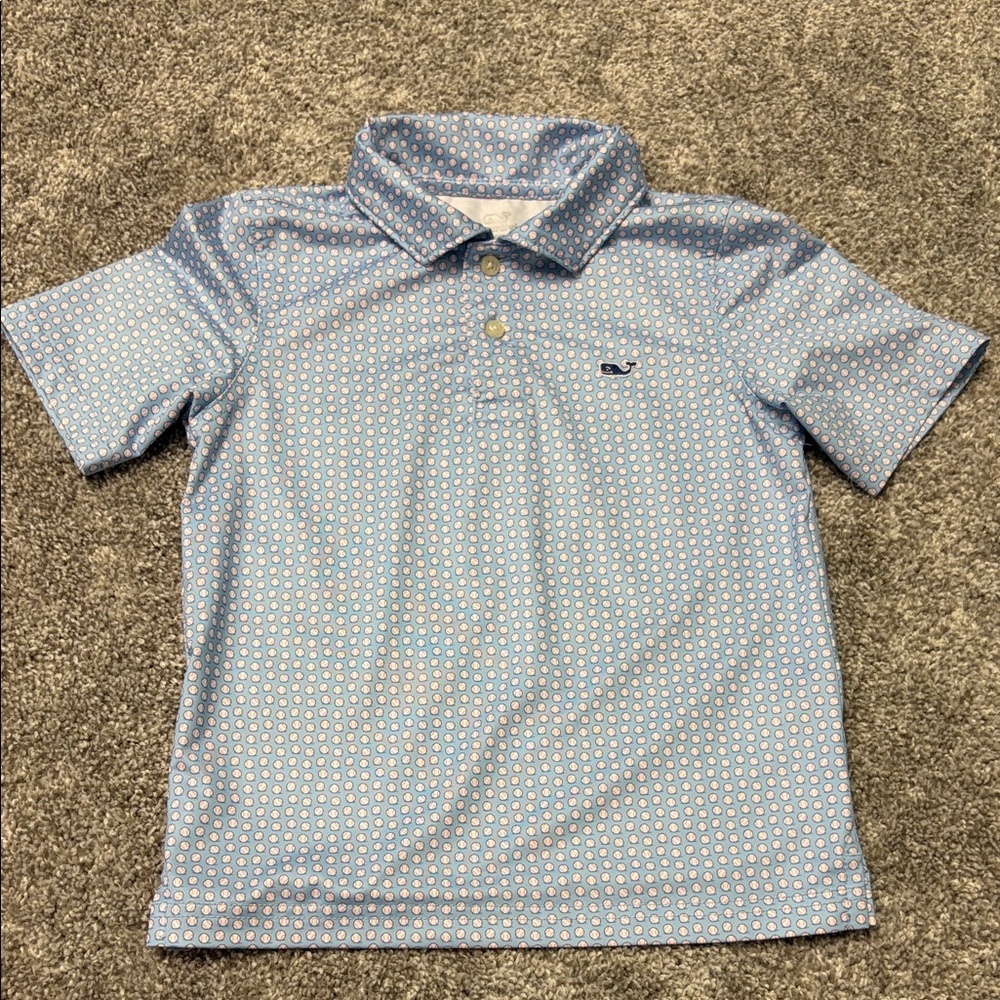 Vineyard Vines Performance Printed Polo, 4T